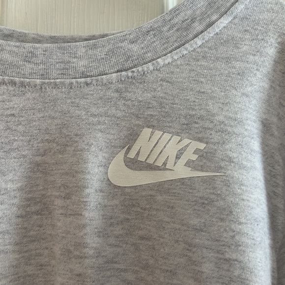 Nike Long Sleeve Grey Marled Size M - Picture 3 of 4